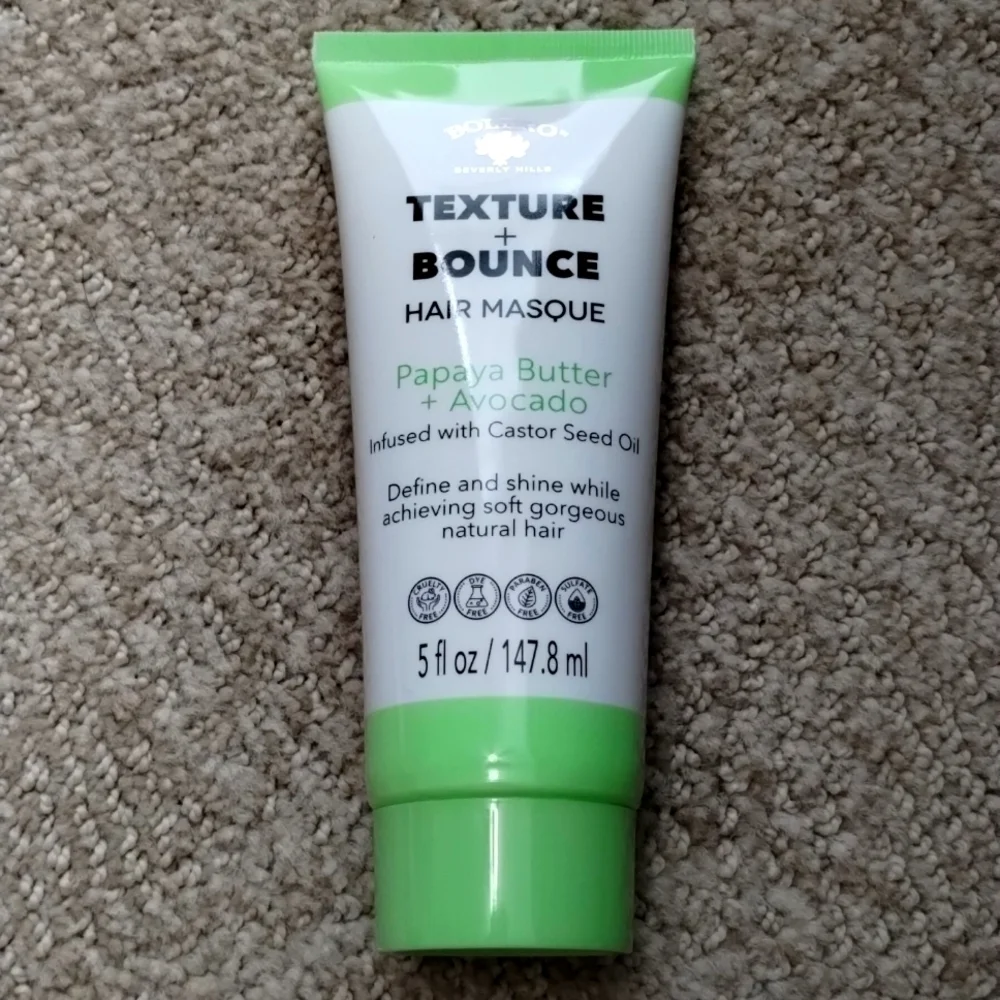 Bolero Beverly Hills texture bounce hair masque papaya & avocado 5 oz